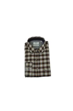 Brax Hemd - Braun - Regular Fit Herren Hemden 664856329