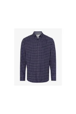 Brax Hemd - Blau - Regular Fit Herren Hemden 704210155