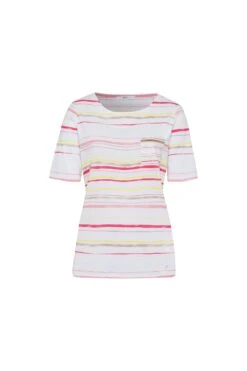 Brax T-Shirt - Mehrfarbig - Regular Fit Damen T-Shirts 694896513