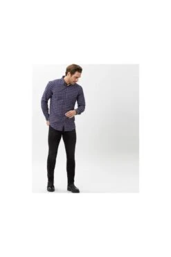 Brax Hemd - Blau - Regular Fit Herren Hemden 704210155 -Brax Stil Deutschland Verkaufs-Shop 3 org zoom 175