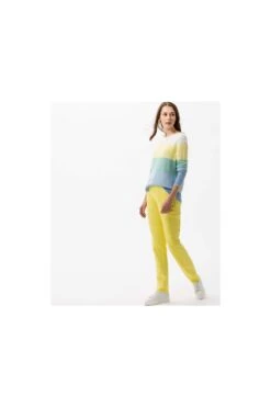 Brax Hose - Gelb - Straight Damen Hosen 753897897 -Brax Stil Deutschland Verkaufs-Shop 3 org zoom 375