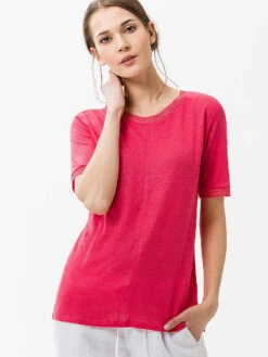 BRAX, Leinen T-Shirt CATHY -Brax Stil Deutschland Verkaufs-Shop brax leinent shirtcathy 5 768 1024 75 7527626 5